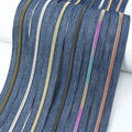 Meetee ZA481 5# Colorful DIY Sewing Replacement Accessories Bag Zips Repair Kit Jacket Decorative Zippers Coil Nylon Zipper Tape