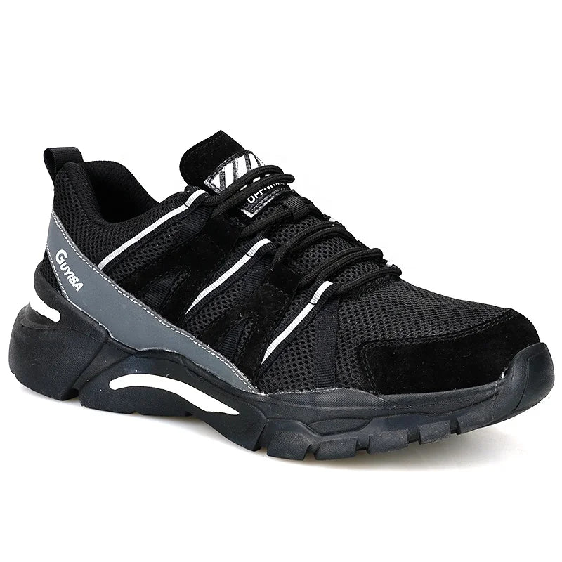 GUYISA Fashion Safety Shoes Outdoor Work Steel Toe Construction Safety Shoes
