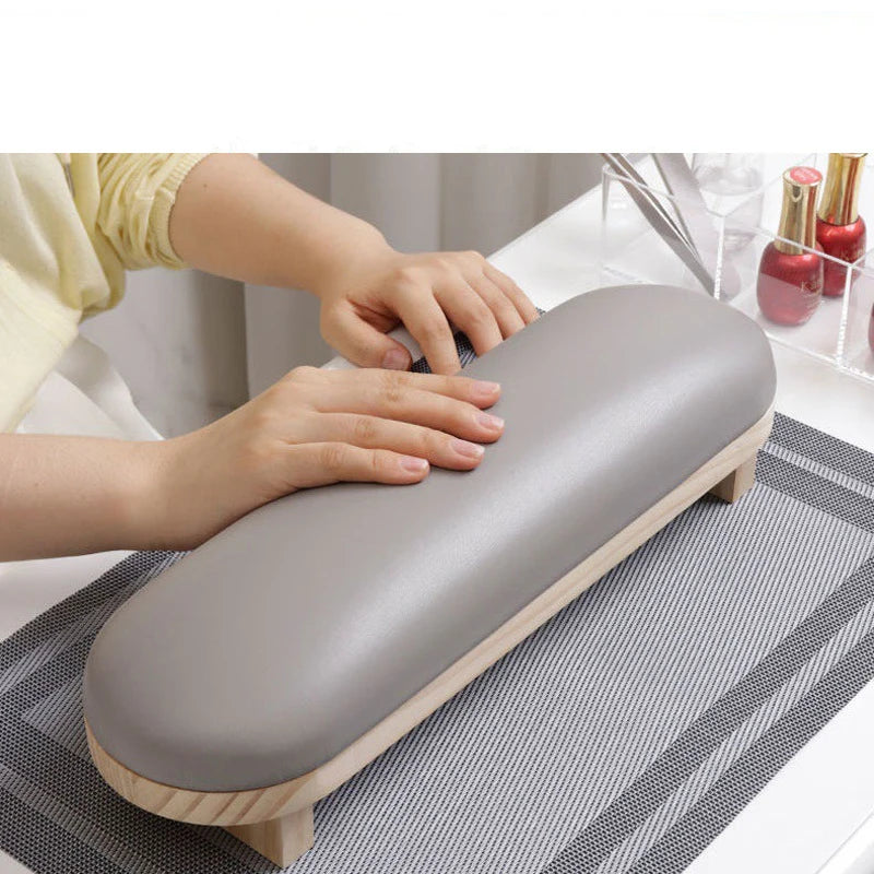 Wholesale Professional Custom Nails Products Foot Hand Arm Rest Pillow Pu Leather Nail Art Hand Pillow for Manicure