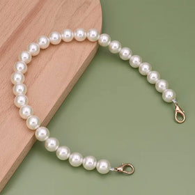 Diameter 10mm Phone Strap Single Shoulder Strap love Lobster Buckle Strap Removable Replacement Strap Pearl Bag Chain