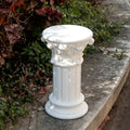 Elegant White Resin Roman Greek Column Sculptures-Durable Freestanding Outdoor/Indoor Garden Decor Wedding Event Use Lightweight