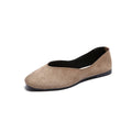 Ladies Shallow Mouth Loafers Solid Colour Fashion Trendy Women Casual Shoes Outdoor Walking Comfortable Ladies Flat Shoes