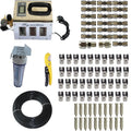 1 L High Pressure Mist Pump 30 M PA Tube Misting System Fog Machine Spray Kit With 3/8 '' Screw Connectors Brass Nozzle