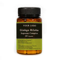 COA Certified Natural Ginkgo Biloba Capsules Herbal Wellness Custom Mixtures Private Brand ODM OEM KOSHER USDA Certified
