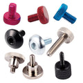 Custom Corrosion Resistant Flat Head M3 M4 M6 8-32 1/4-20 Knurled Shoulder 10mm 25mm 4mm Spring Loaded Captive Thumb Screw
