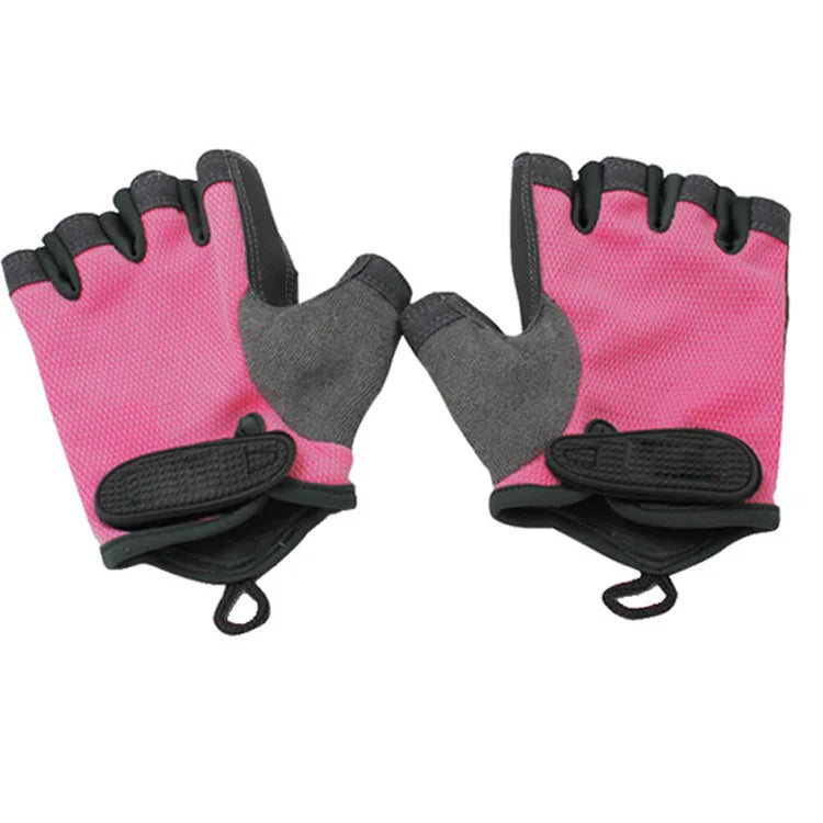 Half Finger Weightlifting Weighted Gym Gloves Polyester Material Unisex Fitness Training Sport Gloves Protect Hands