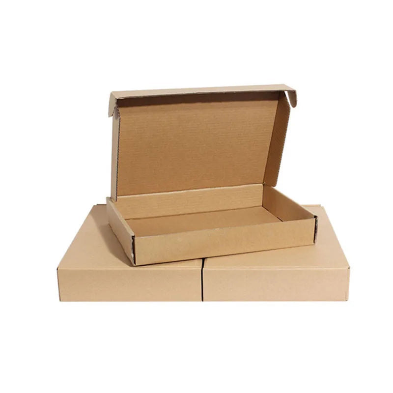 Wholesale Express Custom Recyclable Kraft Carton Super Hard Corrugated Board Clothing Packaging Thick Aircraft Box UV Coating