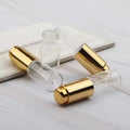 10ml Premium Refillable Dropper Bottle with Gold Cap Empty Pressure Serum and Essential Oil Eye Drop Vial for Skin Care Use