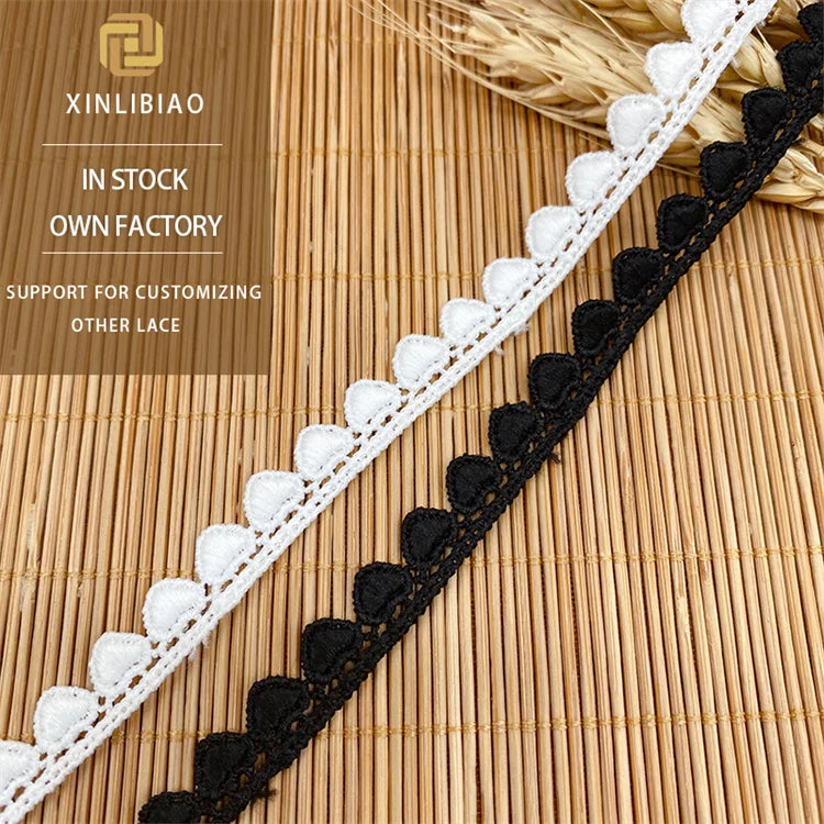 Milk Silk Little love Lace Children's Clothing Accessories Trim Delicate French Lace Decorative Water Soluble Embroidery Lace