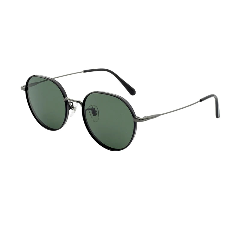 Fashion Trendy Mens Women Luxury Titanium Metal Frame Sunglasses