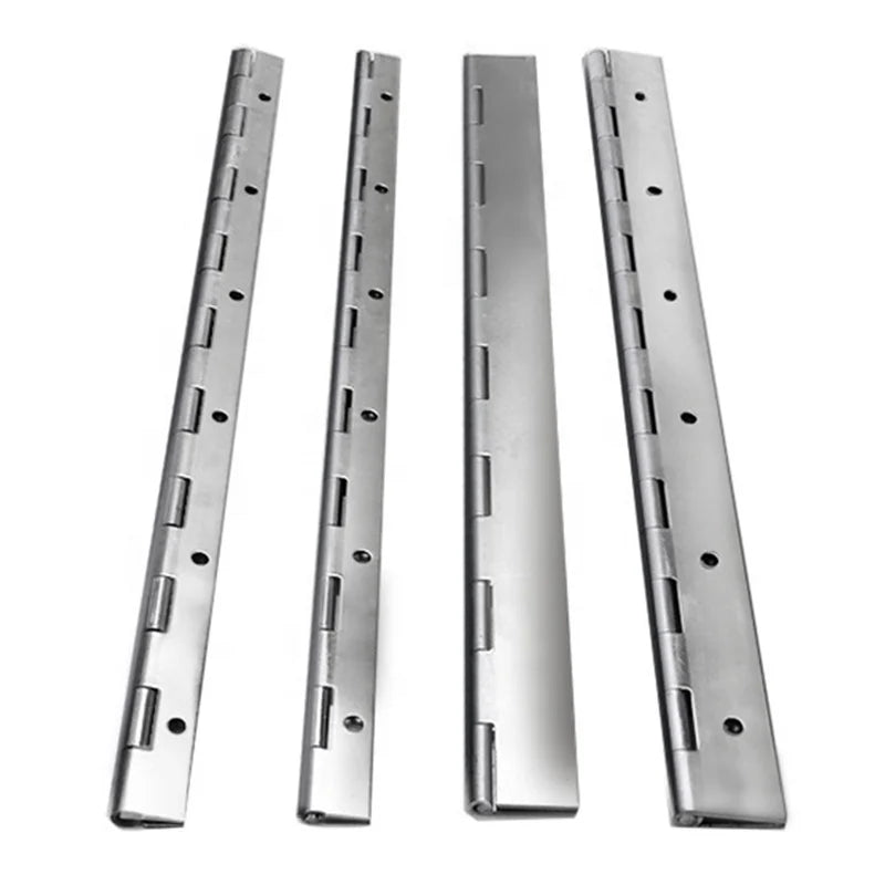 Hing Supplier Furniture Stainless Steel / Aluminium Continuous Piano Hinge Long Door Hinges for Cabinet Piano Jewelry Box