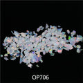 0.12mm-0.5mm White Opal Chips Bear 900 Degree C. High Temperature Synthetic Crushed Opal Compatible With Borosilicate Glass