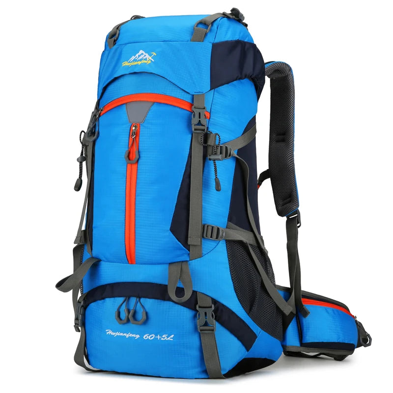 65 L Large Capacity Travel Bags Camping Waterproof Mountain Hiking Backpack for Outdoor