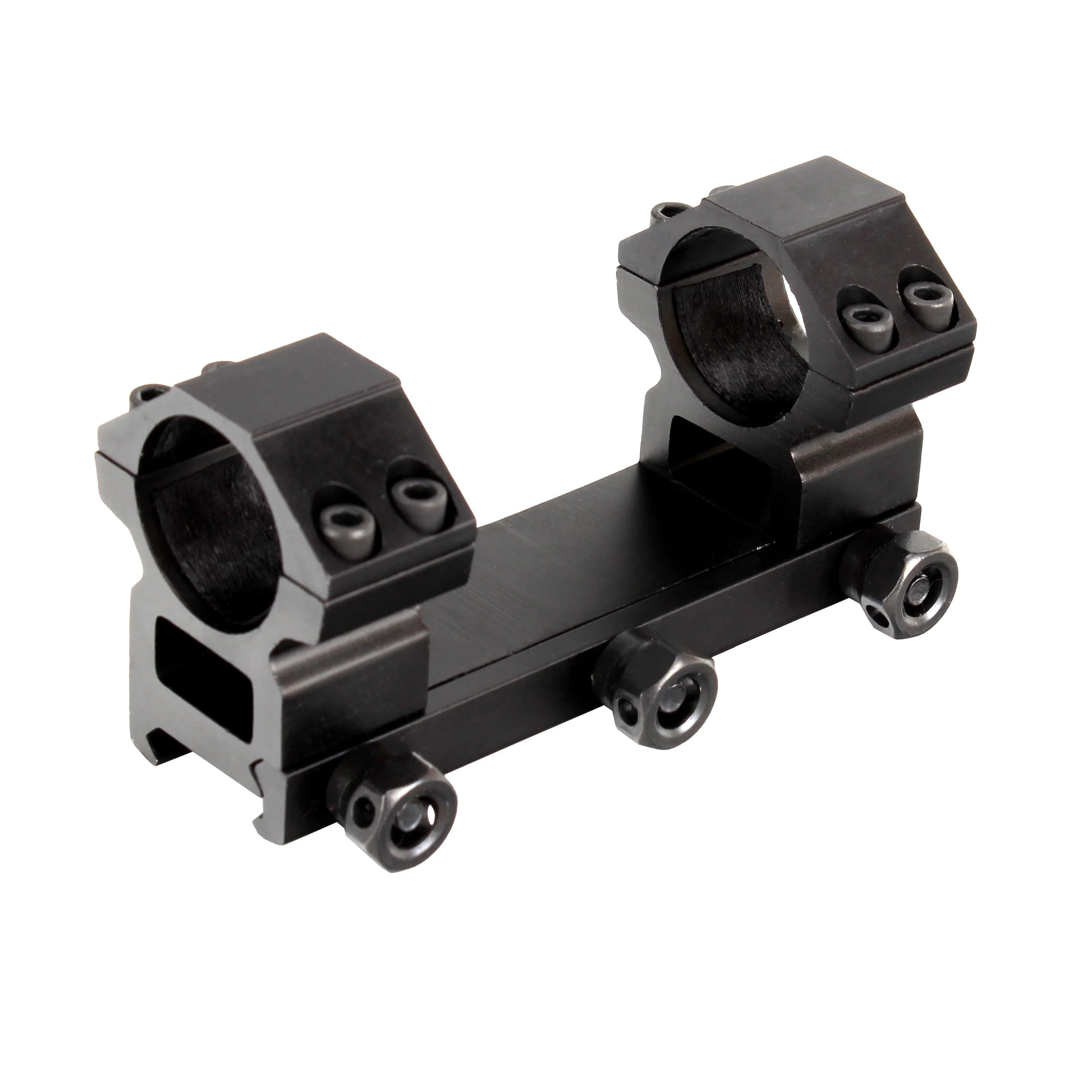 Ohhunt 10cm High Profile Tactical One Tube Scope Mount 25.4mm Rings Fit 20mm Mount Base