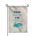 48-hour Fast Delivery 30X45cm Custom logo Printing Summer Swimming Pool Garden Flag