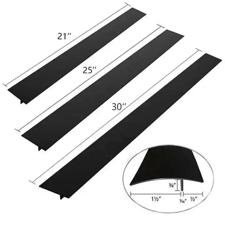 LifeTop Adjustable 21/25/30in White Silicone Kitchen Utensils Non-Stick Cooktop Gas Filler Strip Counter Gap Covers Stove High