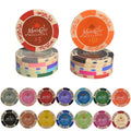 Wholesale Hot Monte Carlo Poker Chips Customized High-quality Casino Royale 14g Clay Poker Chips