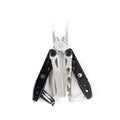 Henstrong 7-in-1 Stainless Steel DIY Multi Tool with Saw Blade File and Pliers Comfortable Handle Black 175mm for Camping OEM