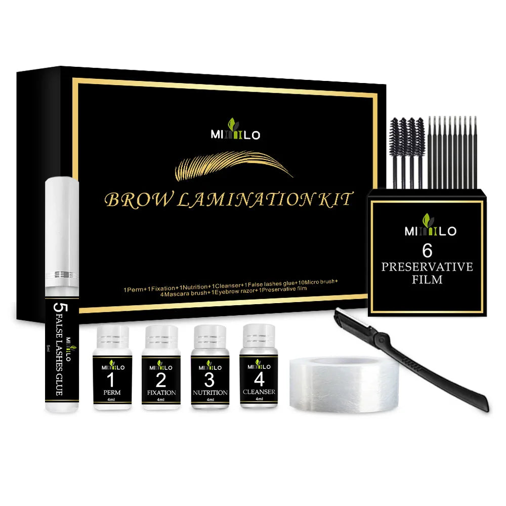 Wholesale MIMLO Private Label Professional Perm Lashlift Brow Lamination Kit