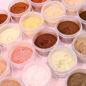 Vegan Face Makeup Loose Powder Custom Logo Matte Foundation Oil Control Sunscreen Transparent Loose Setting Powder Private Label
