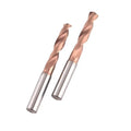 Customized Internal Cooling Carbide Twist Drill Bits with TiSiAlN Coating 3mm Shank for CNC Applications on Carbon Steel