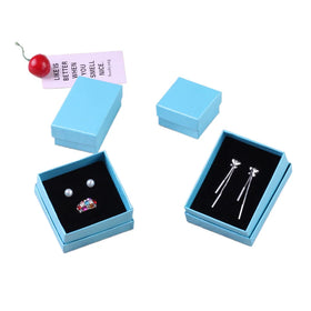 Blue Sky Cover Ring Box Set Earrings Necklace Bracelet Jewelry Packaging & Display Gift Boxes Paper Board