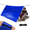 The Survival Four-piece Set: First Aid Tent Sleeping Bag Raincoat First Aid Blanket Suitable for Outdoor Camping Hiking