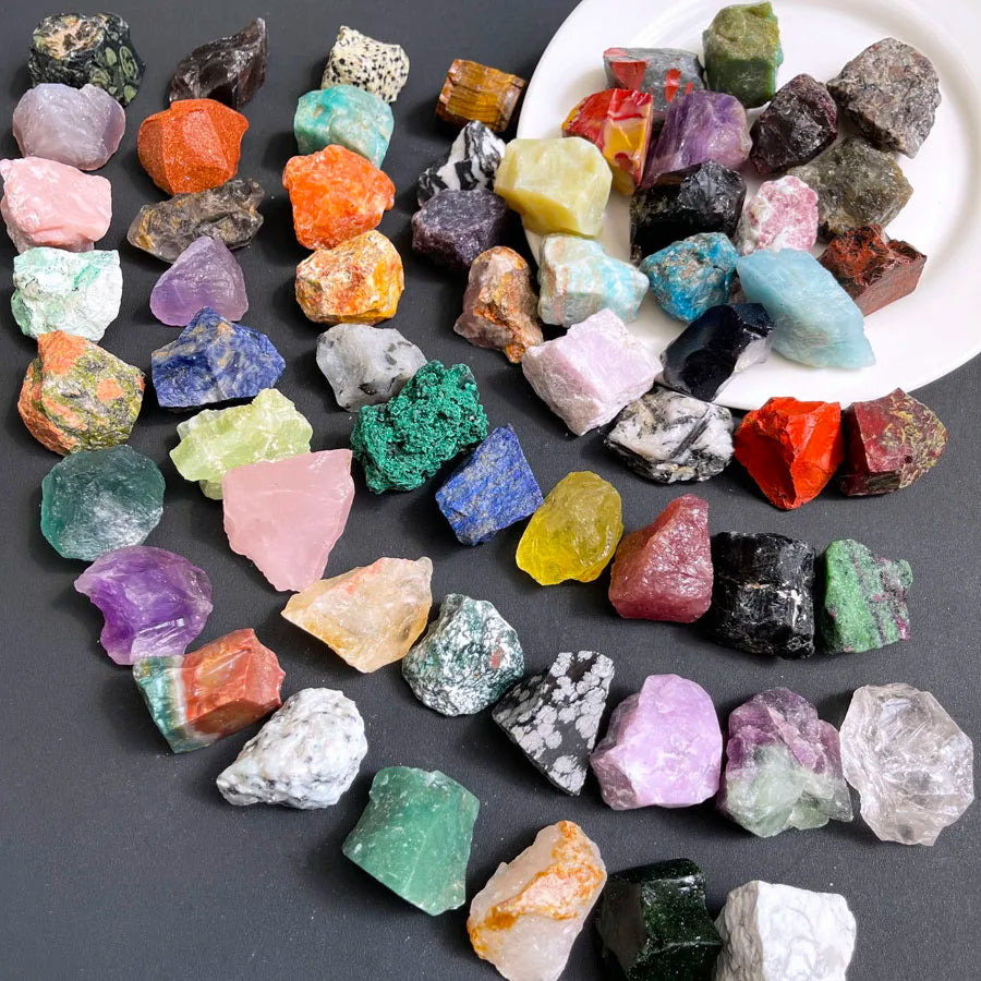 Wholesale Polished Natural Spiritual Meditation Sets with Feng Shui Healing Chakra Raw Crystal Stones