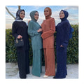 Abaya New Design 2024 Women Hijab Dress Elegant Zanzea Abaya India Pakistan Turkish Hijab Dress Hijab Style Muslim