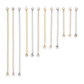 Stainless Steel Double Lobster Clasps Extension Chain Anklet extra Chains Closures Outlet DIY Jewelry Making Accessories