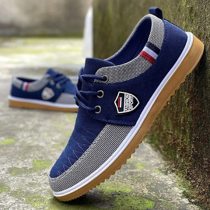 New Design Cheap Rubber Sole Cheap Screen Printed Men Canvas Shoes