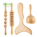 Foot Massage Roller Pink Stick Roller Wood Therapy Massage Tools  Lymphatic for Face Body