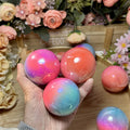 Wholesale Crystal Sphere Aura Jade Balls Colorful Gems Aura Sphere for Sale