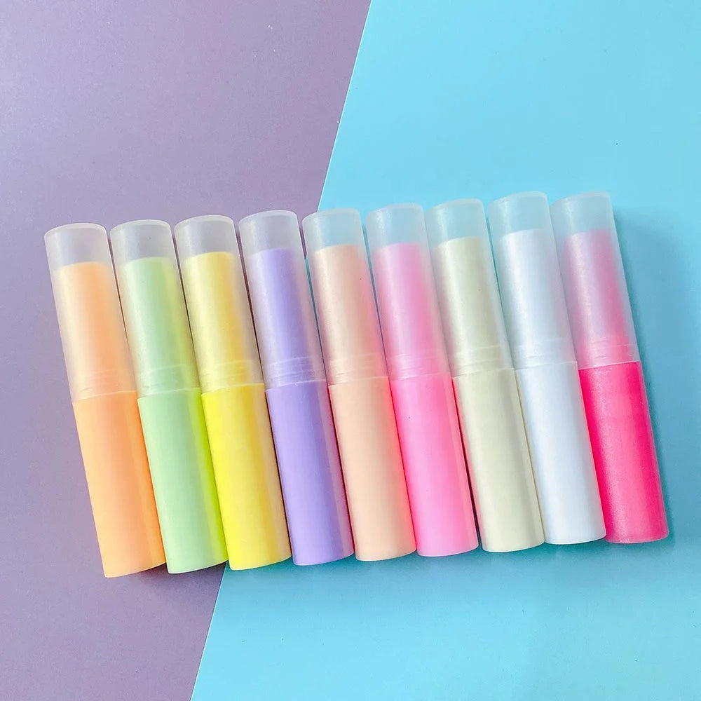 LZ Pack Low MOQ 100pcs Multri Colors PP DIY 3g Wholesale Lip Balm Containers Custom Logo Slim Lip Balm Tubes