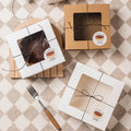 4X4X4 35Cm Customization Clean Elegant Rich Honey Cube Book Stickers Cake Boxes 19X14