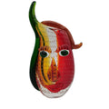 Unique Design with Bright Colors European and American Style Hand Blown Face Vase
