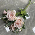 15 Heads of Hand-held Roses Decoration Mariage Artificial Flowers Decorative