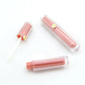 4ml PETG Pink Transparent Screw Cap Empty Lip Gloss & Lipstick Tube Plastic Cosmetic Packaging Container