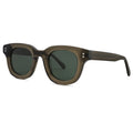 8124S High Quality Thick Acetate Sunglasses Custom Luxury Oval Sun Glasses Men TAC Polarized Sunglasses 2023