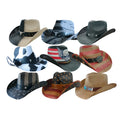 Factory Sale Men Paper Straw Cowboy Hat Shapable Brim Sombreros Texas Western Cowboy Straw Hat Women Cowgirl Hat