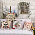 New Sofa Throw Pillow Winter Custom Design Printed Christmas Cushion Cover for Home & Hotel Use