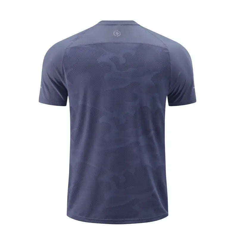 Sports Custom Printed Fitness Breathable Quick Dry Slim Athletic O-neck Blank Gym Spandex Polyester Running Men's T-shirts