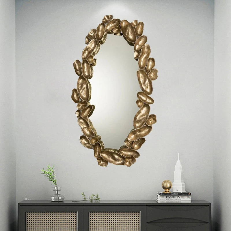 90X50CM Wholesale Dropshipping 2025 Large Wall Decor Art Mirrors Modern Creative Decorative Glasses Home Hanging Dropshipping