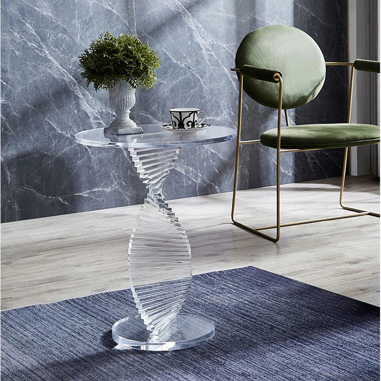 2022 Modern Transparent Acrylic Metal Frame Convertible Coffee Table Dining School Bedroom Furniture Living Room Accessory