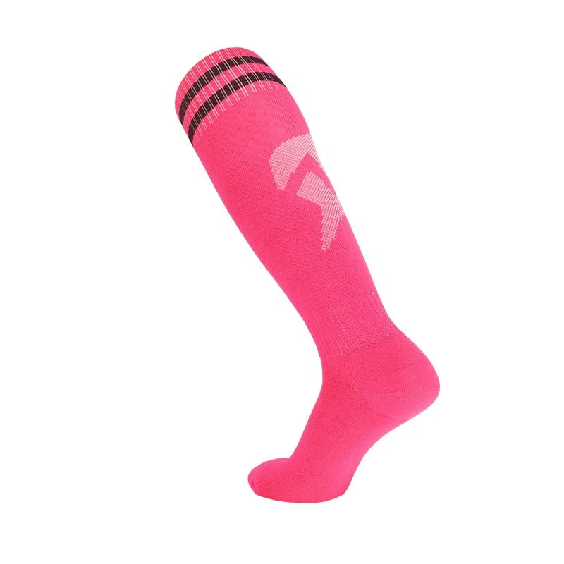 CDP503 Wholesale Mens Socks for Sport Long Knee Football Socks Athletic Socks Cotton Thin Football Calcetines