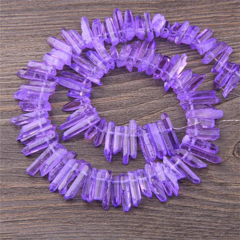 HZ Natural Polished Titanium Aura Rose Quartz Point Tower Crystal Quartz Points for Sale Rocks