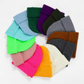 50% off Women Men Solid Color Beanie Custom Dyed Embroidery Logo Acrylic Blank Plain Knitted Warm Winter Hats