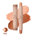 7 Colors High Pigment Long-lasting Multi-Function Beauty Stick Contour Highlighter Blusher-Non-Greasy Bronzer Facial Makeup