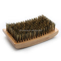 High Quality 360 Curve Wave 100% Beard Boar Bristle Hair Brush Custom logo Beard Brush for Men square Paddle Brush