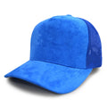 Wholesale Cheap Suede Trucker Hat Curved Brim Embroidered Hat Embroidery Trucker Mesh Blank Suede Hat Sports Cap